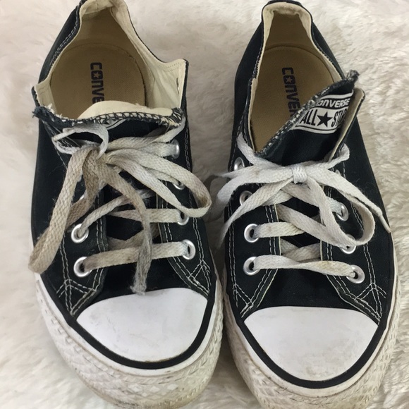 black converse womens size 8